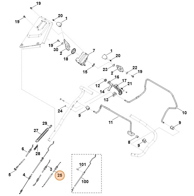 Pokrywa, Stihl 63647002702