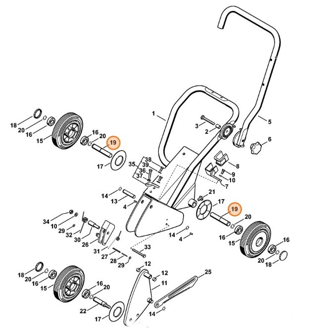 Oś, Stihl 42247110900
