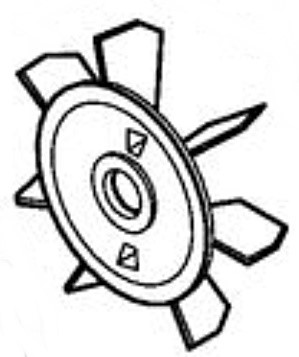 Koło łopatkowe wentylatora, Stihl 47806003200