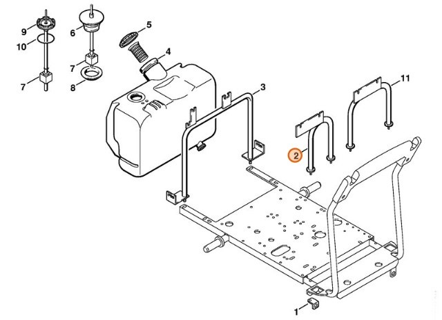 Mocowanie, Stihl 47077915400