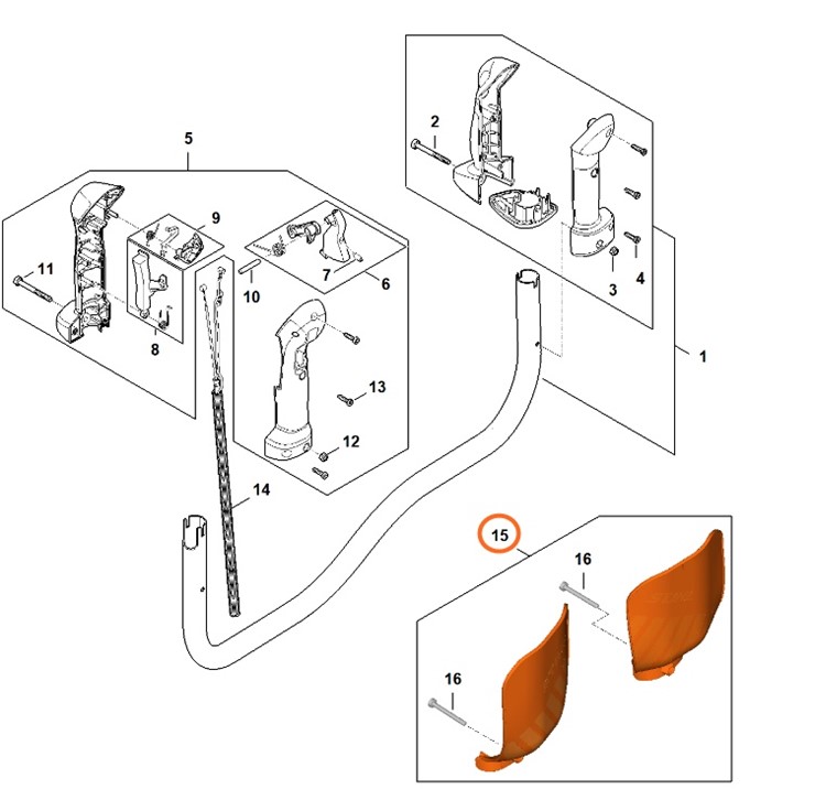 Osłona dłoni, Stihl 41477909103