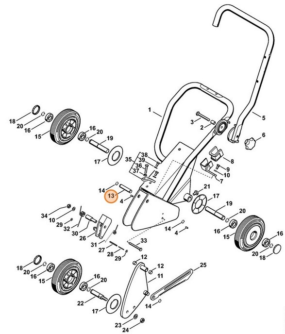 Oś, Stihl 42247110902