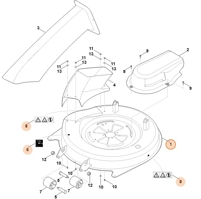 Obudowa, Stihl 61407008511