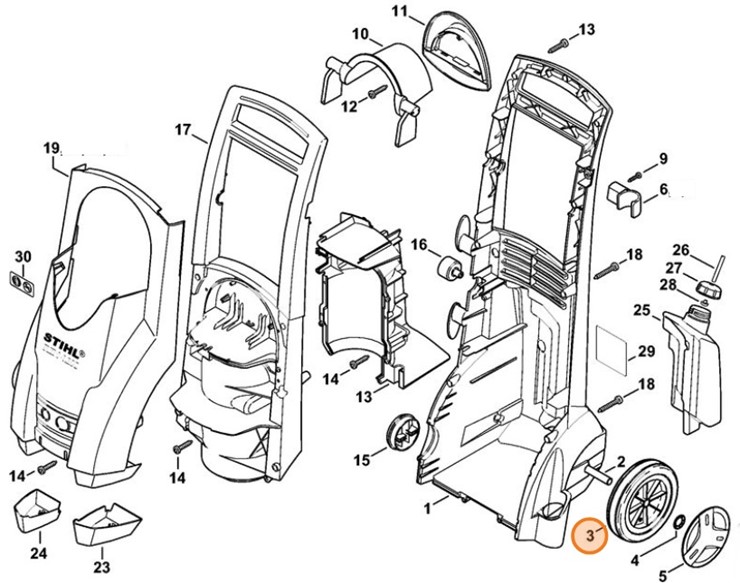 Koło, Stihl 47437913600