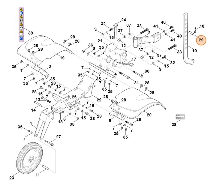 Sworzeń, Stihl 62517162000