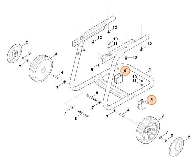 Nóżka podporowa, Stihl 60137981700