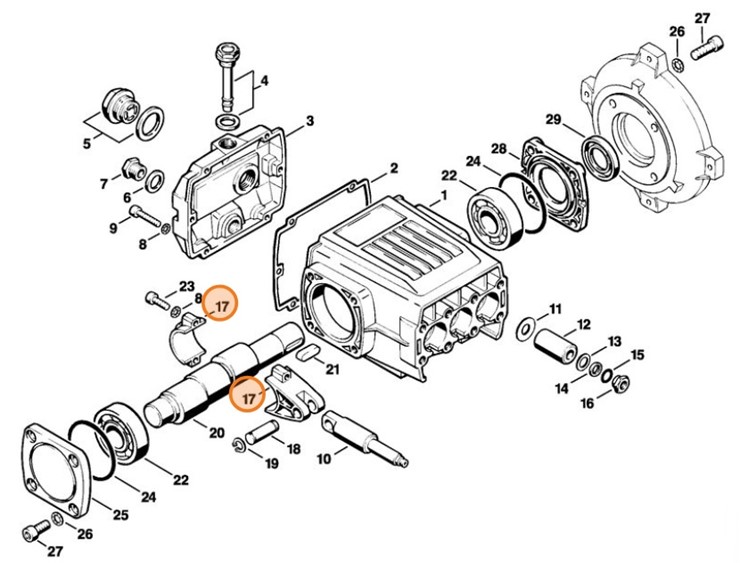 Korbowód, Stihl 47167011700
