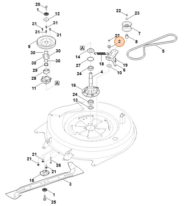 Tulejka odległościowa, Stihl 61407642821