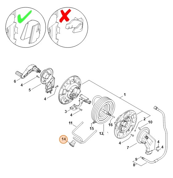 Pierścień gumowy, Stihl 49506782000
