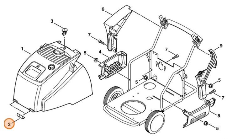 Klamra zabezpieczająca, Stihl 47527060200