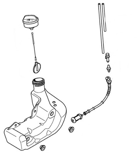 Zbiornik paliwa, Stihl 41513500405