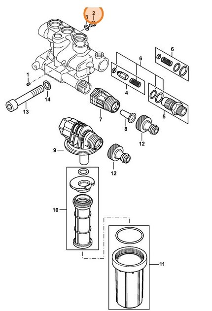 Śruba zamykająca, Stihl 47577085802
