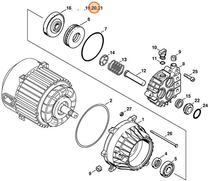 Tarcza zataczająca 12°, Stihl 47197013025