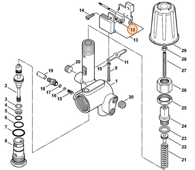 Przełącznik, Stihl 47474300500
