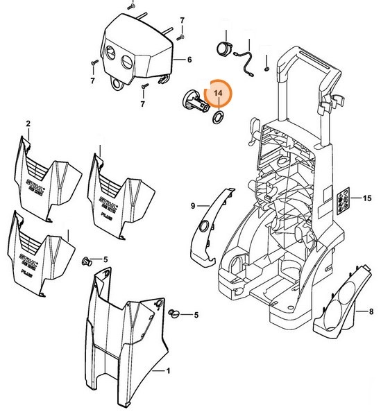 Pierścień zabezpieczający, Stihl 47887045100