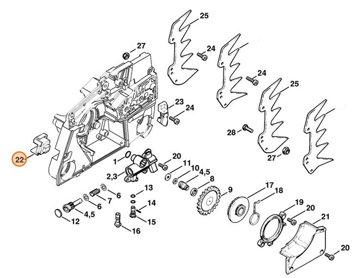 Amortyzator, Stihl 11247912800