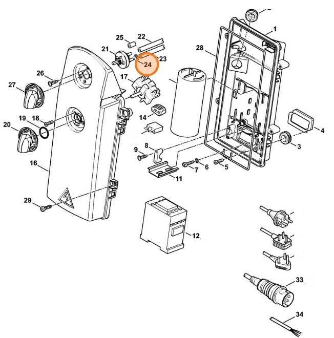 Zacisk węża 10/7, Stihl 97710210930