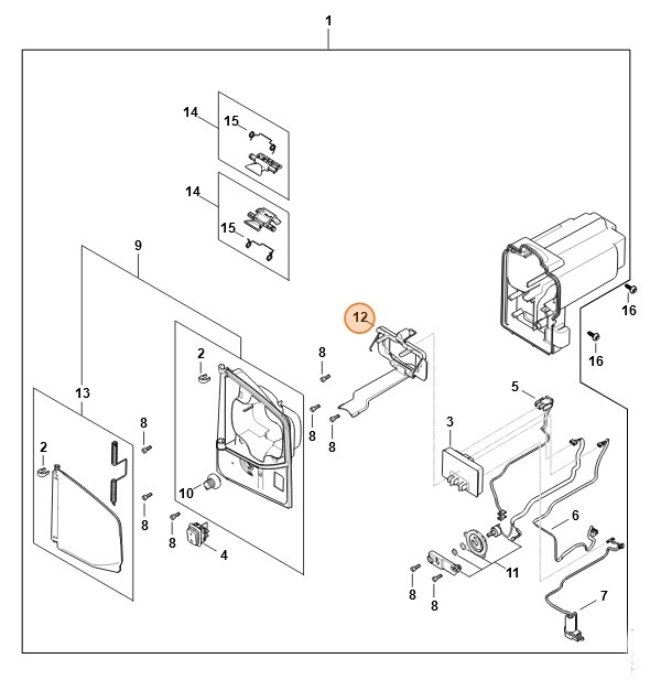 Mocowanie, Stihl 48544306800