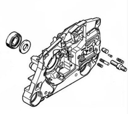 Połówka skrzyni korbowej, Stihl 11280202914