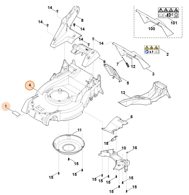 Obudowa, Stihl 63647008501