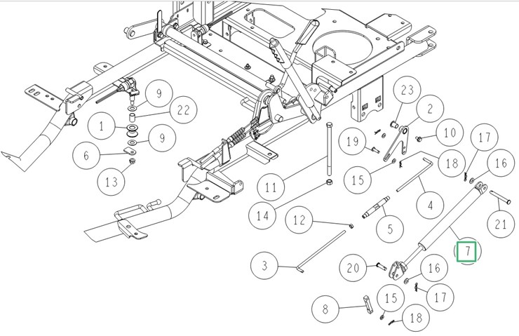 Amortyzator, Orec 0303-71100