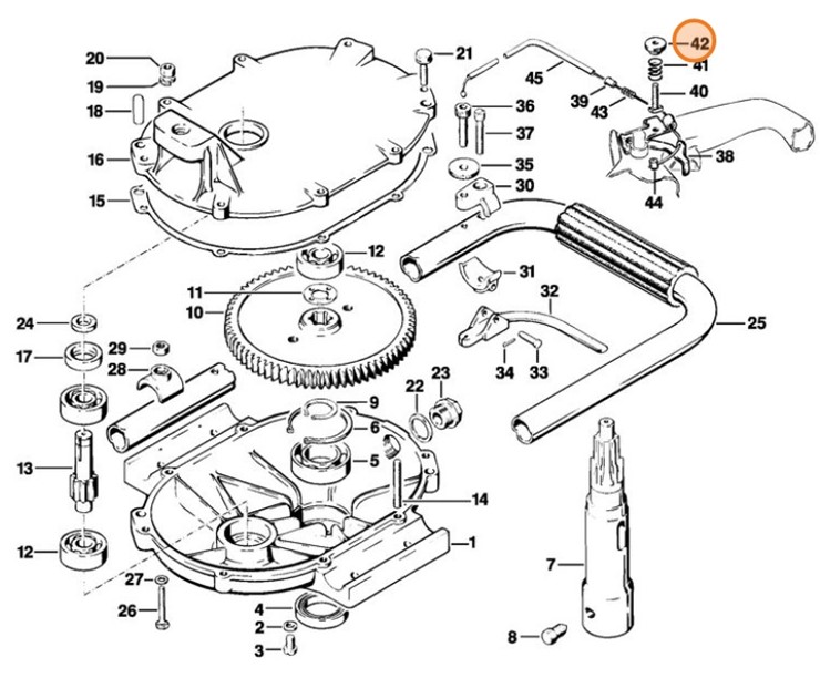 Nakrętka radełkowa, Stihl 92272160600