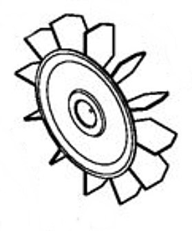 Koło łopatkowe wentylatora, Stihl 47476073000