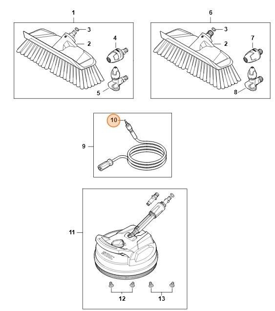 Okrągły pierścień uszczelniający 5,1x1,6, Stihl 96459513076