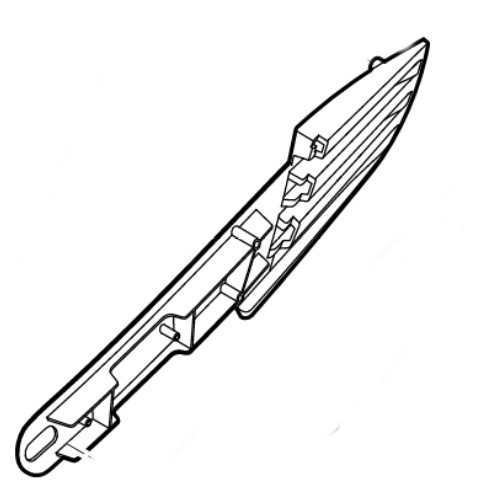 Wkład kanału powietrza lewy, Stihl 61707660800