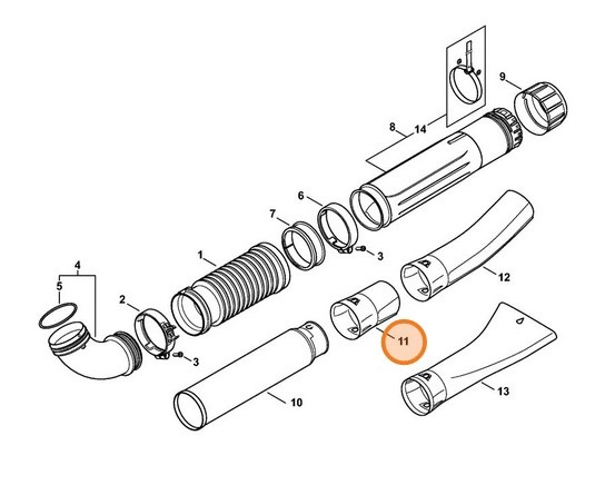 Dysza okrągła prosta, Stihl 42827086302