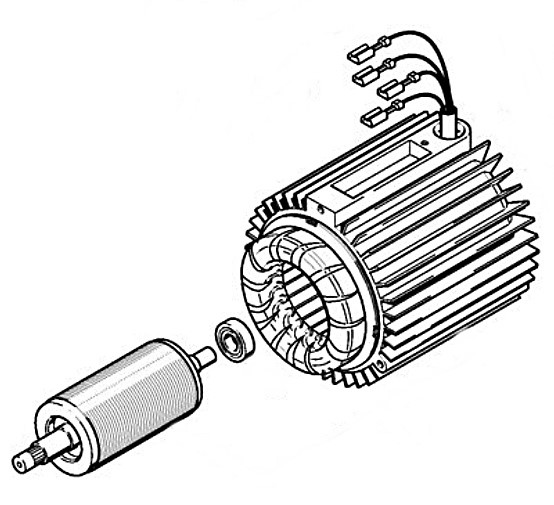 Silnik elektryczny 230 V/50 Hz, Stihl 47346000201