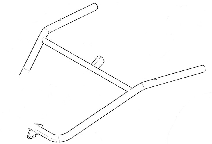 Górna część uchwytu kierującego, Stihl 62507405200