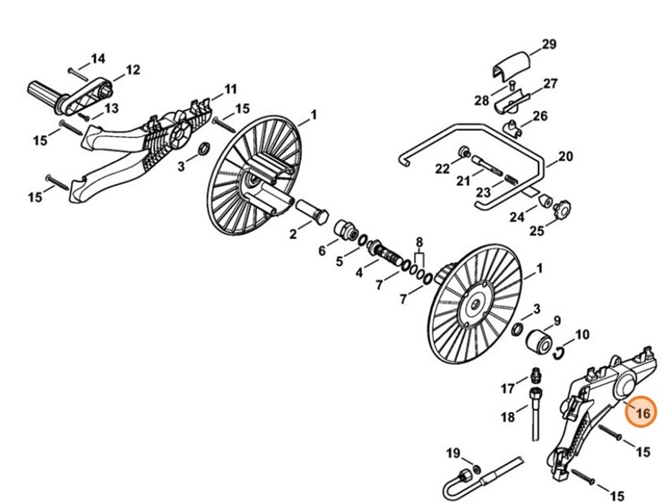 Mocowanie, Stihl 47807931101