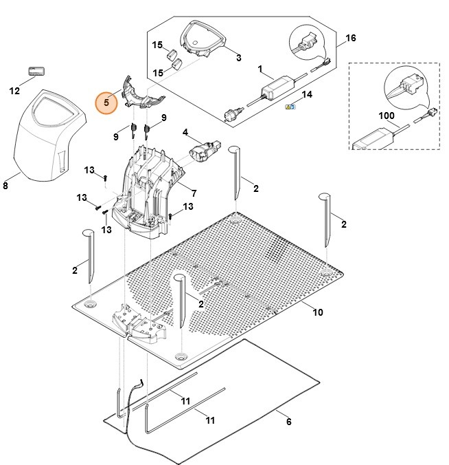 Pokrywa, Stihl 63094323801