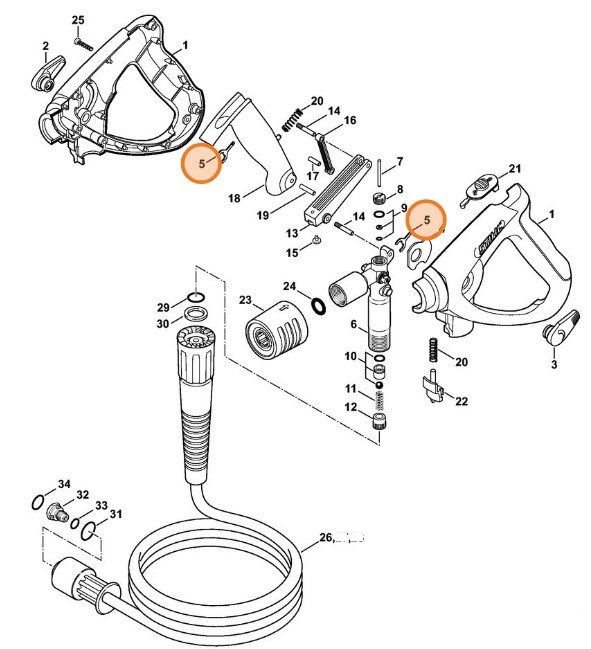 Pierścień zabezpieczający, Stihl 49255024800