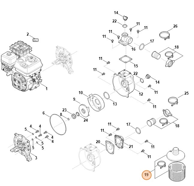 Zestaw filtrów, Stihl VB030073400