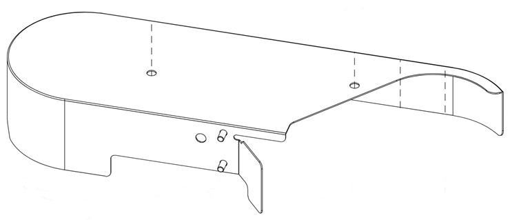 Osłona (C) (CMP - biała) , Orec 0329-53701 