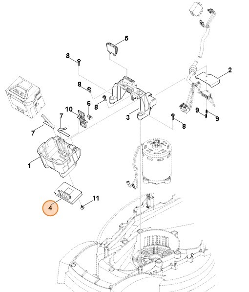 Moduł układu elektronicznego, Stihl 63114301400