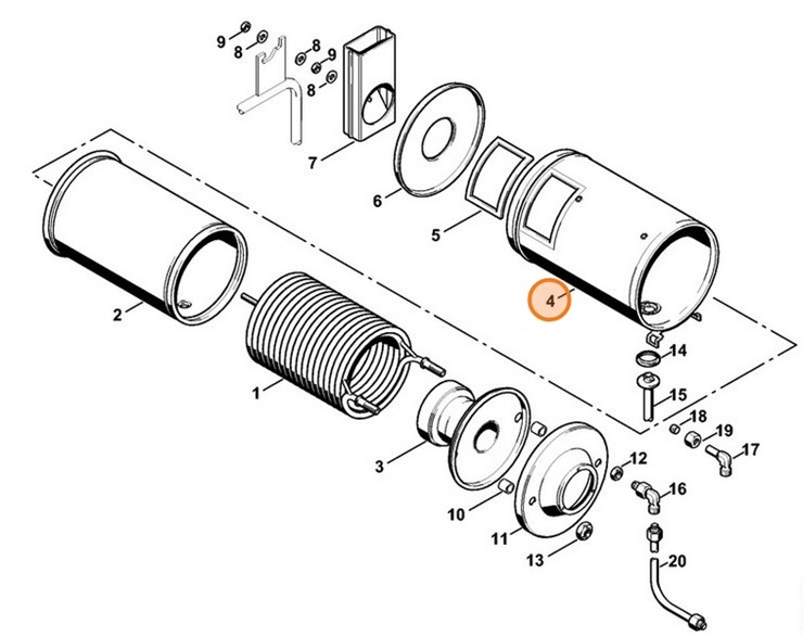 Otulina palnika, Stihl 47245200105