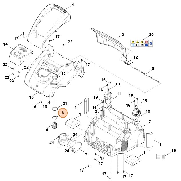 Podkładka sprężysta, Stihl 62917160100