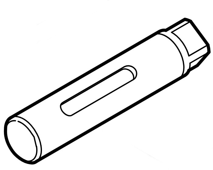 Wałek noża kompl., Stihl 60137003500