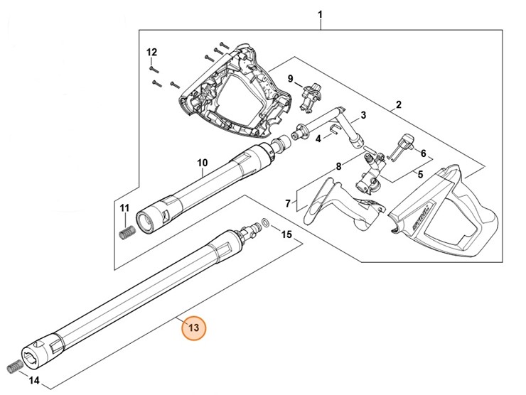 Lanca natryskowa, Stihl 49305000912