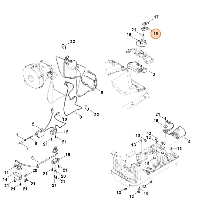 Suwak części dolnej, Stihl 60137087906