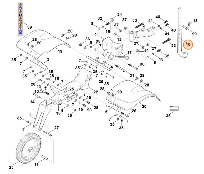 Ogranicznik głębokości, Stihl 62517161400