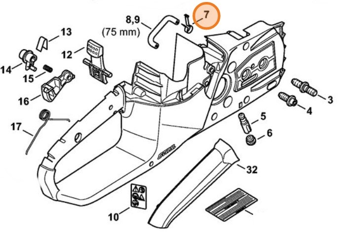 Sprężyna, Stihl 12547913101