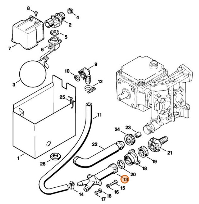 Element łączący, Stihl 47126778700
