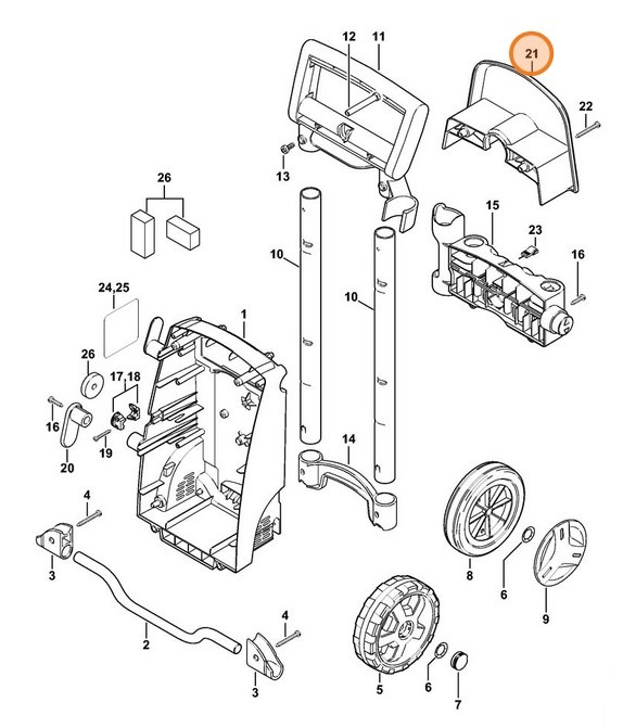 Mocowanie, Stihl 47657915400