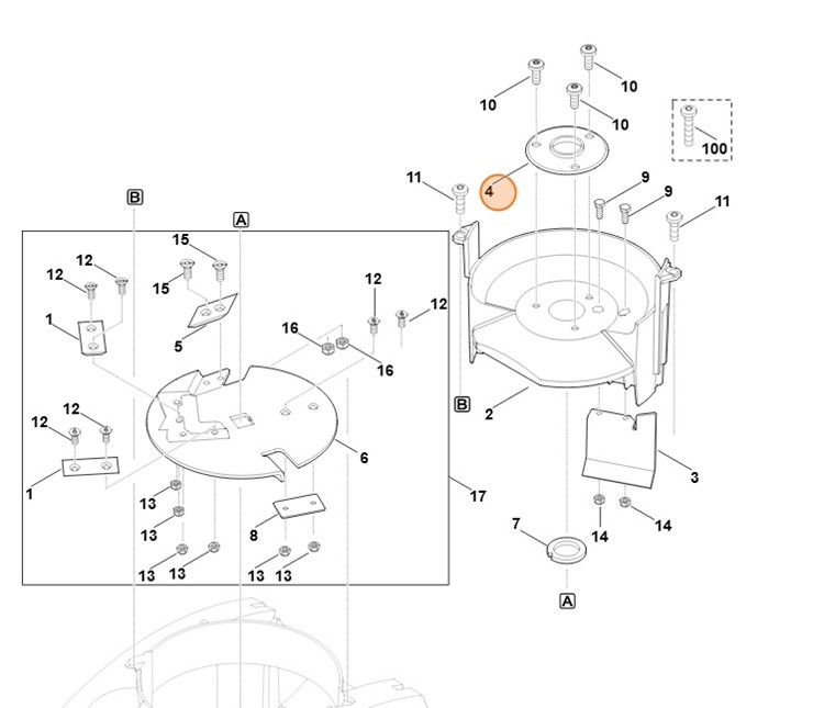 Wspornik, Stihl 60127014100