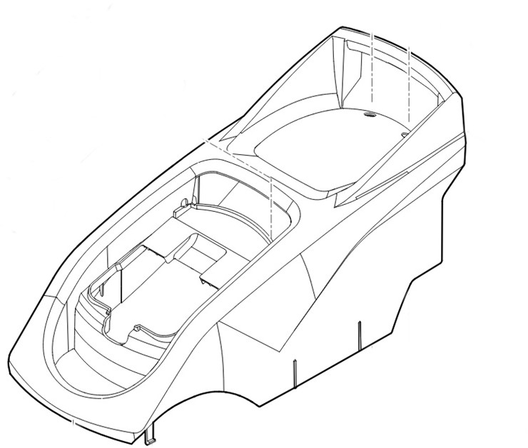 Pokrywa silnika, Stihl 63207602210