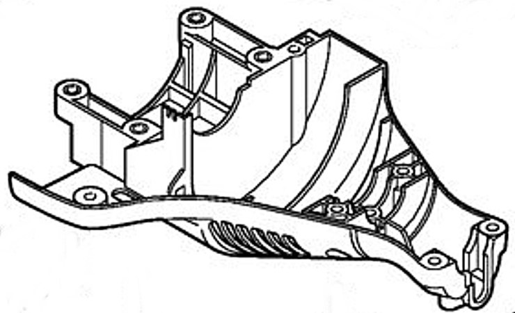 Obudowa silnika, Stihl 41400203001